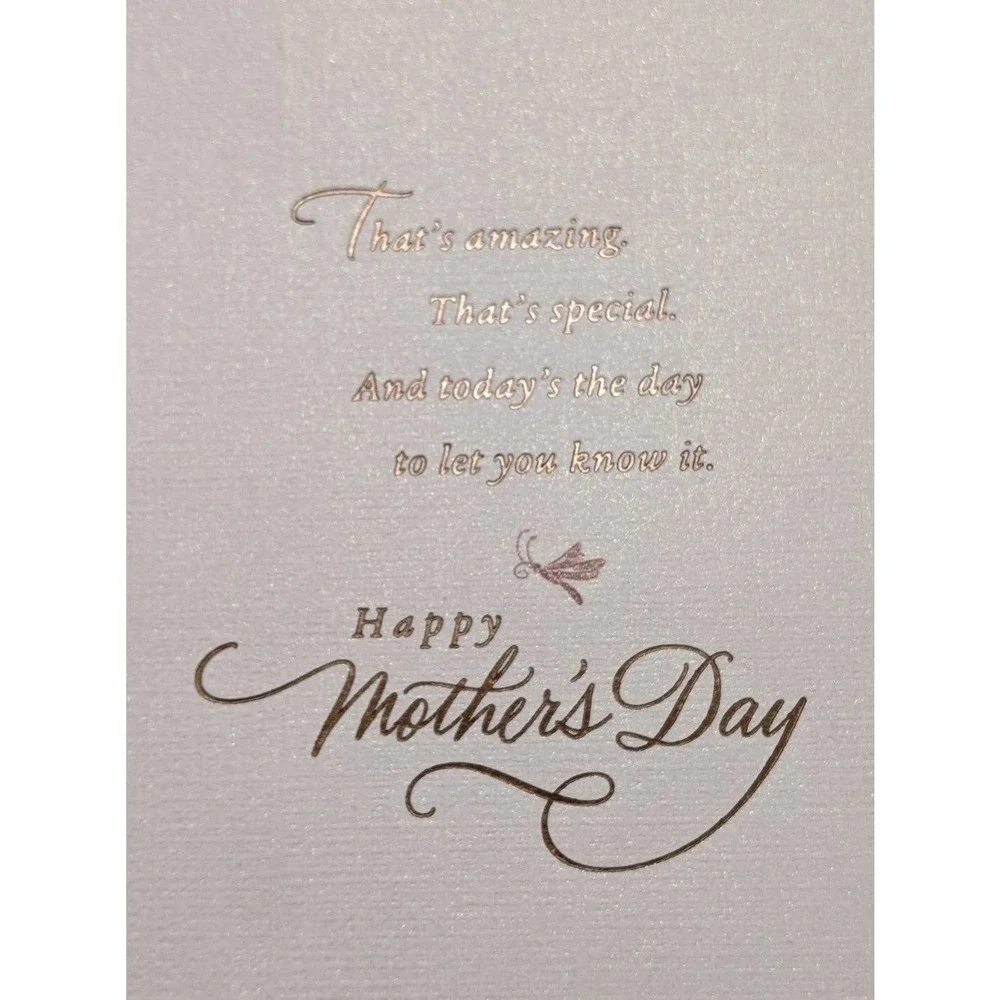 2x New Hallmark mother's day card flower roses Floral special